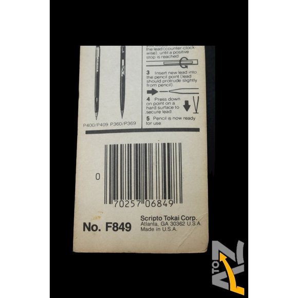 NEW Lot of 4 Scripto Thin Lead Pencil Tubes F849 - 12 Thin Leads Refill - Picture 8 of 9